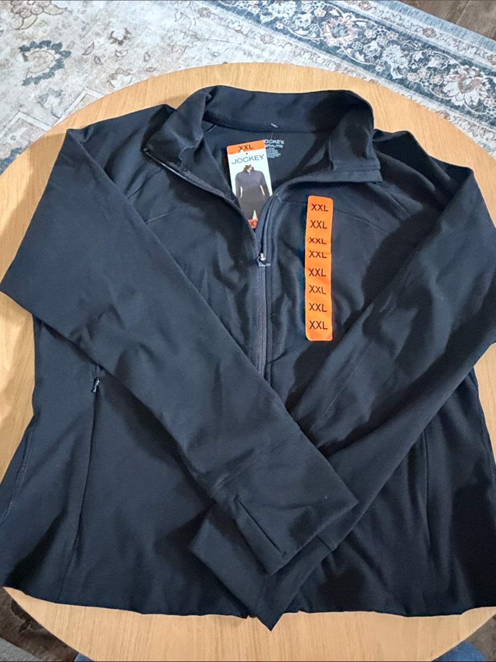 Jockey Women's Black Lightweight Zip Jacket